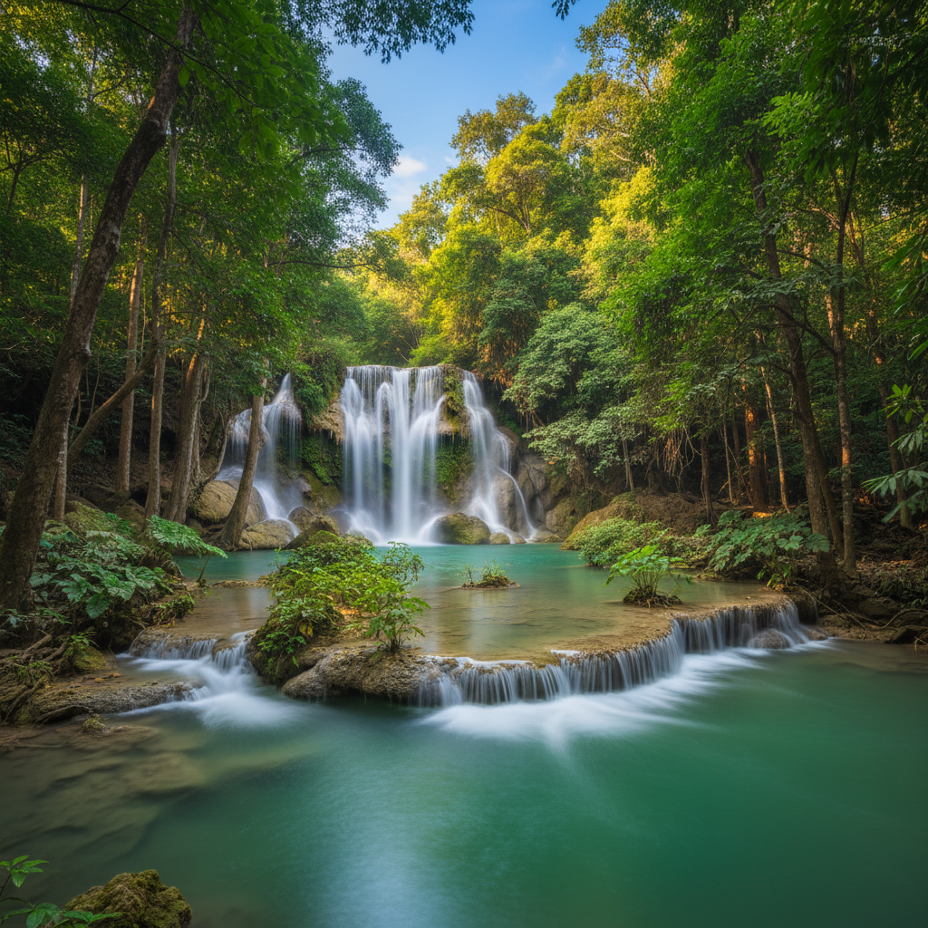 Parc National d'Erawan et Cascades