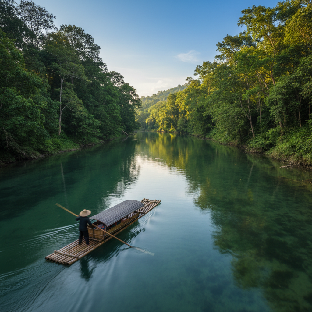 Rafting en Bambou et Activités Fluviales
