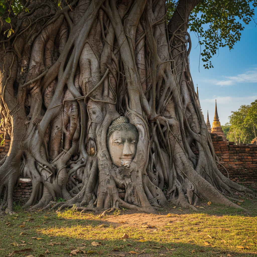 Wat Mahathat (Buddha Head in Tree)