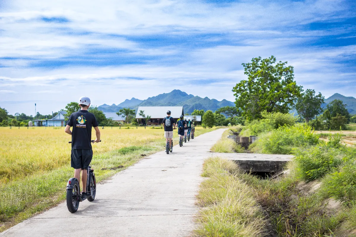 Gallery image for The Grand E-scooter Tour: City & Rice Fields (3h)